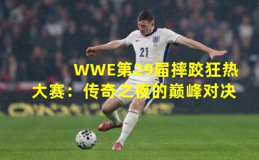 WWE第29届摔跤狂热大赛:传奇之夜的巅峰对决