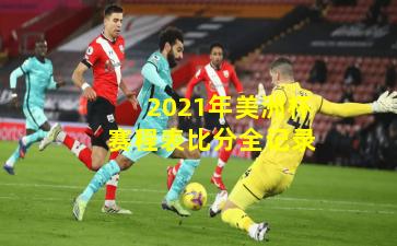 2021年美洲杯赛程表比分全记录